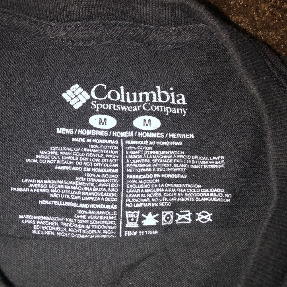 Columbia Black Long-Sleeve Logo Shirt - Picture 4 of 4
